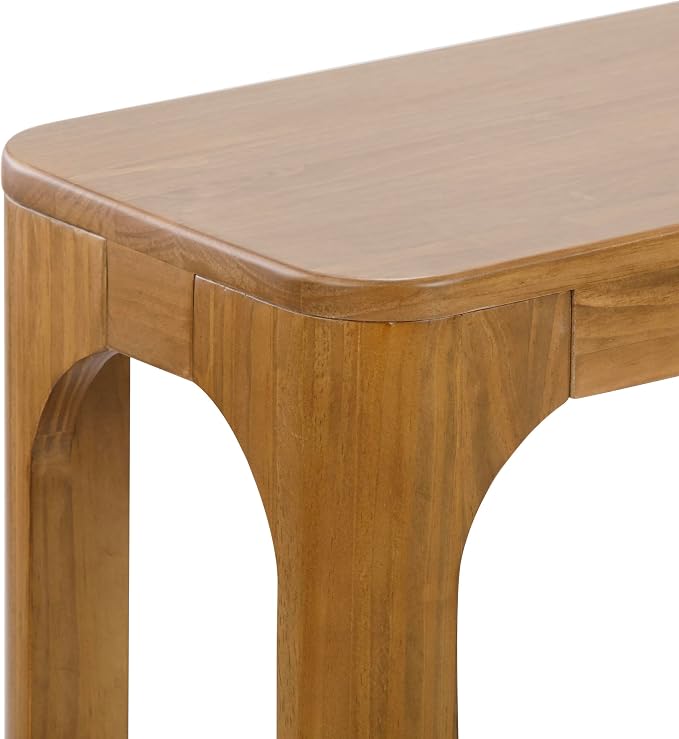 Plank+Beam Forma Console Table, 46 Inch, Solid Wood Sofa Table, Entryway Table - Image 5