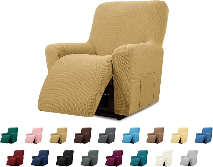 Cupuamon Recliner Chair Covers, Lazy Boy Recliner Covers Stretch Reclining by Cupuamon
