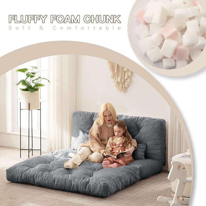 Folding Sofa Bed, Convertible Sleeper Chair - Image 4
