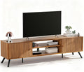 COMHOMA TV Stand for Living Room, Mid Century Modern Entertainment Center for by ComHoma