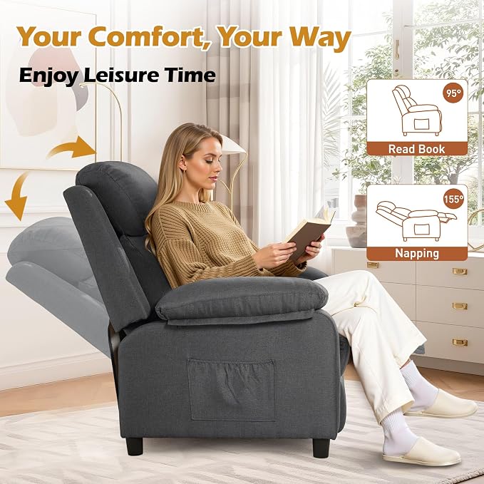 Korser Recliner Chair, Living Room Chairs - Image 3