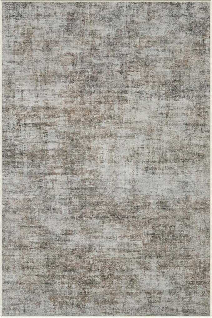 10x14 Area Rugs Washable Rug: Modern Abstract Living Room Rug Soft Anti-Skid - Image 2