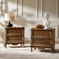 HULALA HOME Solid Wood End Tables Set of 2 by HULALAHOME