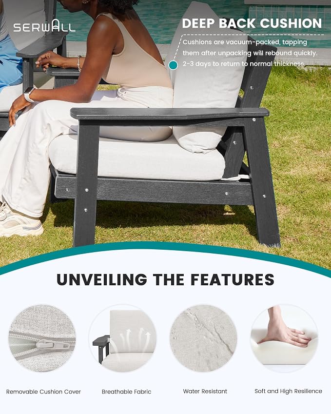 SERWALL Patio Furniture Set - Image 2