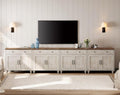 WAMPAT Large TV Stand for 100 inch TV by WAMPAT