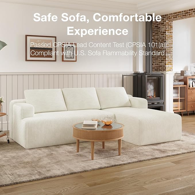 Novilla L-Shape Sectional Couches - Image 22