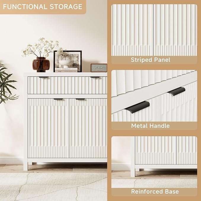 Fatmok Fluted Buffet Cabinet - Image 3