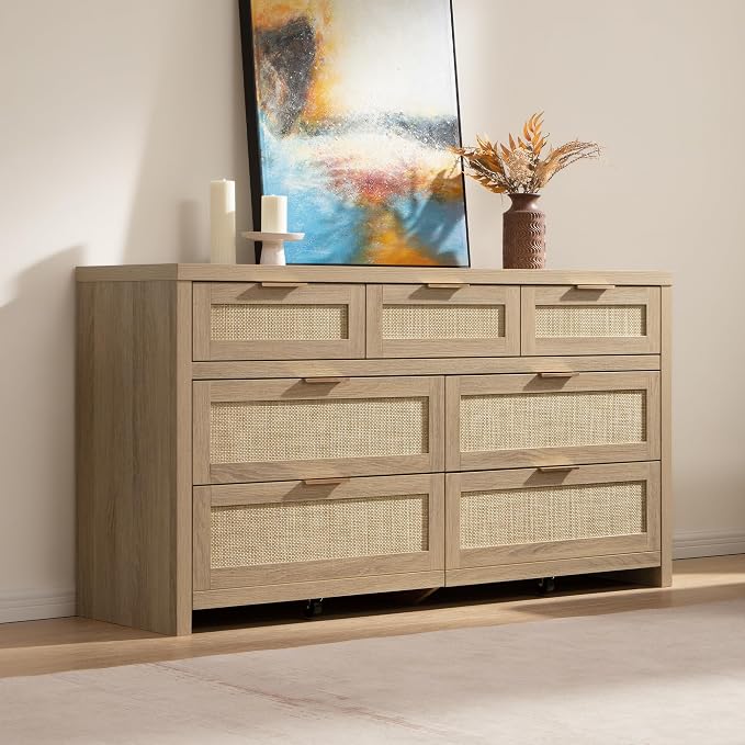 SICOTAS 7 Drawer Dresser for Bedroom, Large Chest of Drawers for Bedroom - Image 2
