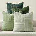 MIULEE Spring Green Decorative Throw Pillow Covers 20x20 Inch Set of 4 Boho by MIULEE