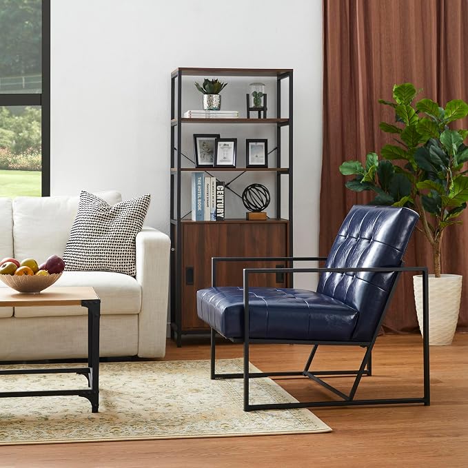 Glitzhome Mid Century Modern Accent Chairs Set of 2, Modern Living Room Chairs - Image 8