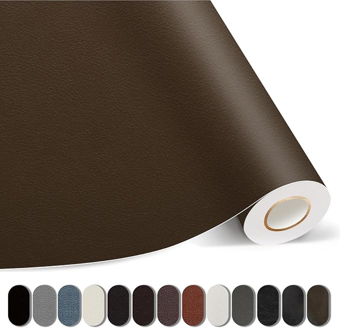 Leather Repair Patches, 17X237 Inch Self-Adhesive Leather Repair Tape, Stretch by GiveYourFurnitureaNewLife