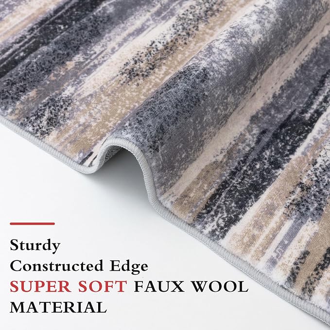 Lansny Modern Abstract Runner Rug 2x10 - Image 5