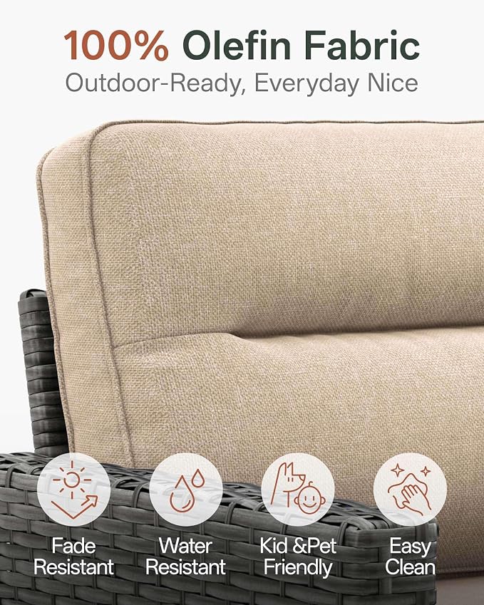 Luxury 3-Piece Patio Furniture Set - Image 5