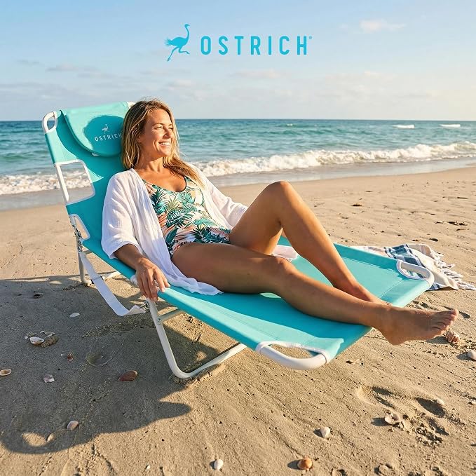 Ostrich the Original Chaise 72 x 22 Inch Lounge Portable Reclining Lounger - Image 9