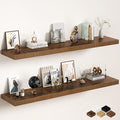 Fun Memories 72 Inch Floating Shelves, 12 Inch Deep Wall Shelf by FunMemories