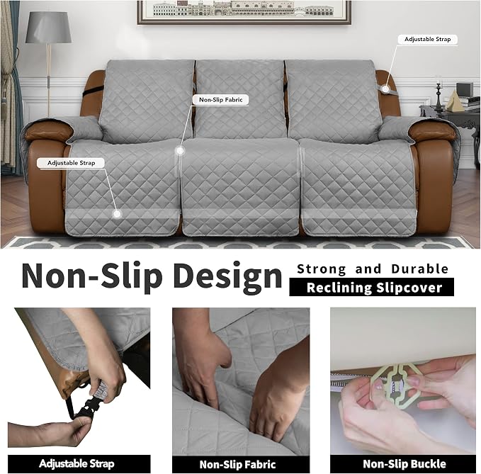 Easy-Going Oversized Recliner Sofa Cover, Reversible Couch Cover - Image 4