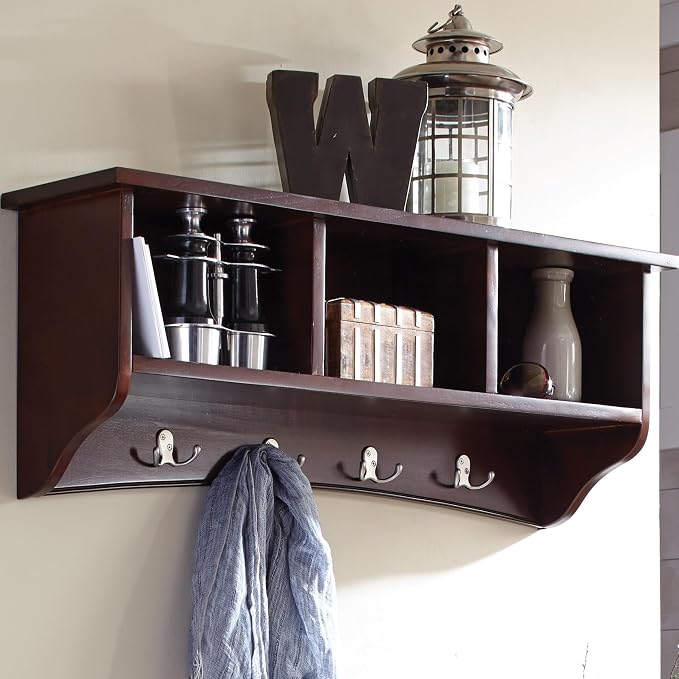 Shaker Cottage Wall-Mounted Coat Rack - Image 5