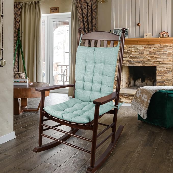 ELFJOY Rocking Chair Cushion Large Rocking Chair Pads - Image 5
