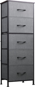WLIVE Fabric Dresser, 5-Drawer Tall Dressers by WLIVE