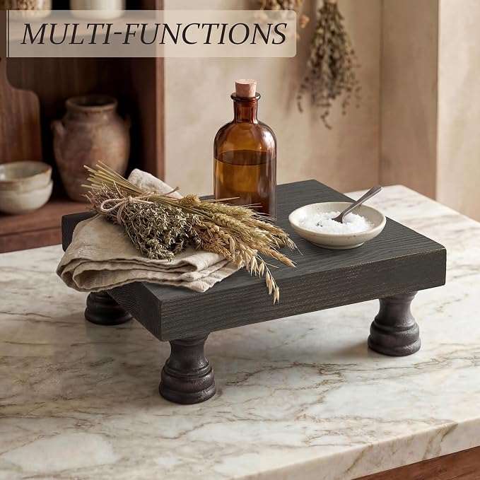 EOSAHR Retro Pine Wood Riser Display Stand - Image 4