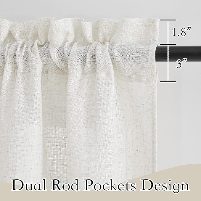 RYB HOME Window Topper Valances - Image 2