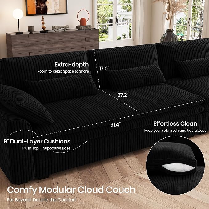 Belffin Large Modular Sectional Sofa - Image 6