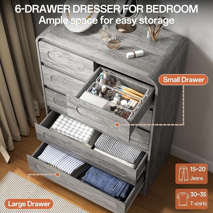 3 Piece Bedroom Set, Dresser and Nightstand Sets - Image 2