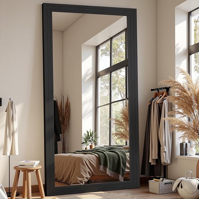 Full Length Mirror, Oversized Stand Up Mirrors Large Wall Mirrors, Wall Mounted - Image 3