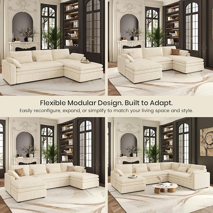 Belffin Large Modular Sectional Sofa - Image 7