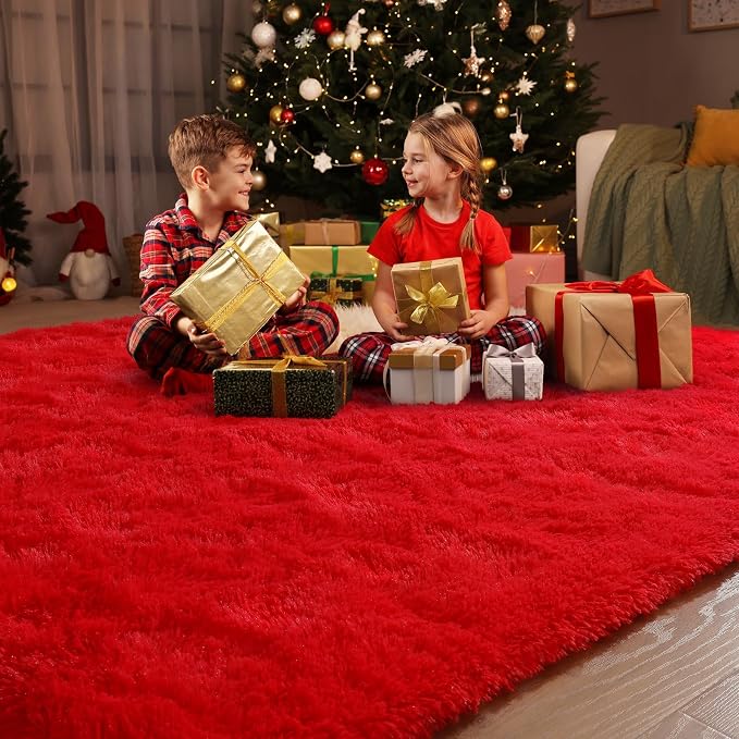 Amearea Premium Soft Fluffy Rug Modern Shag Carpet, 9x12 Feet, Fuzzy Shaggy Rugs - Image 3