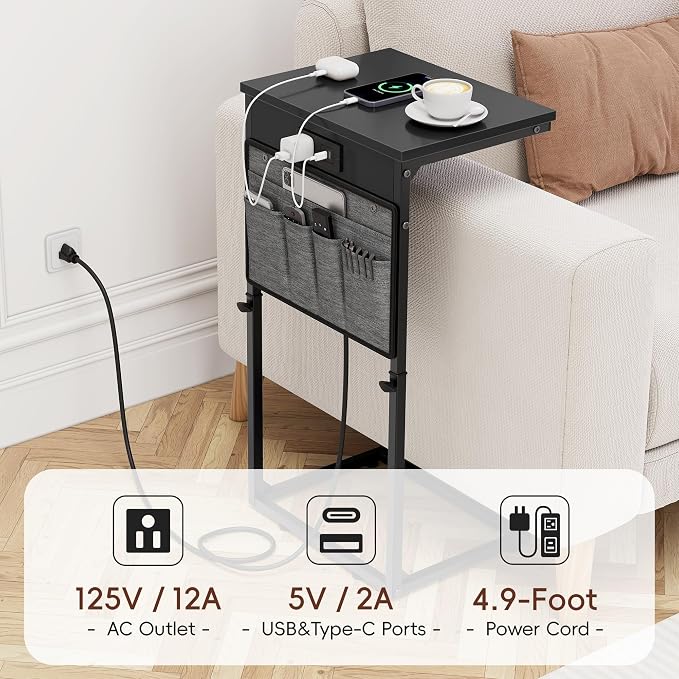 Vagusicc C Shaped End Table - Image 7