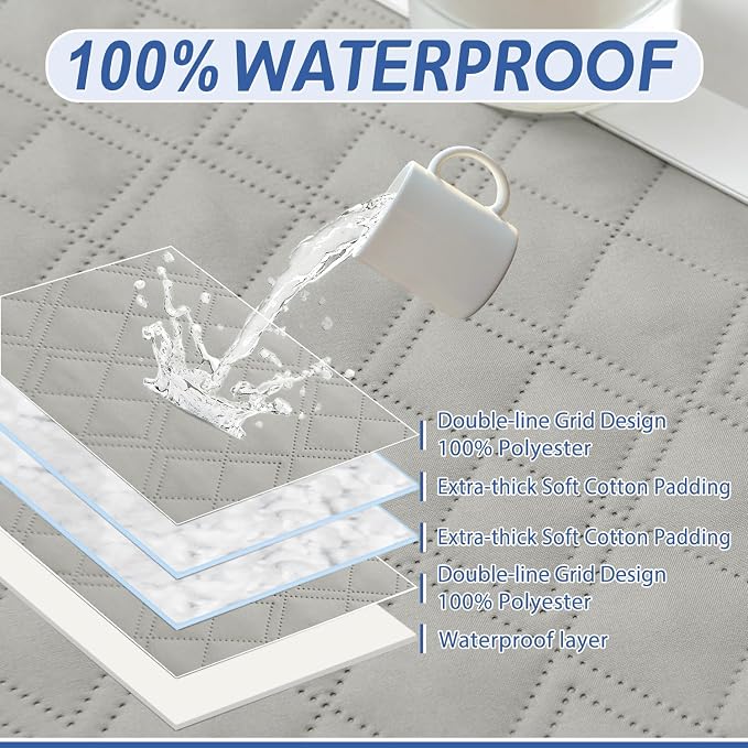 Arfntevss Recliner Sectional Couch Covers 1OO% Waterproof L Shape Sofa Cover - Image 3