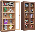 Metal Storage Cabinet with Lock and Glass Doors, Glass Display Cabinet by SISESOL