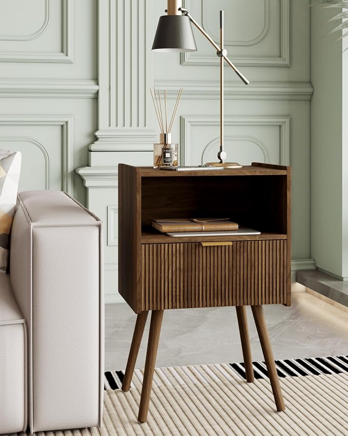 Veegle Nightstand, Modern Bedside Table - Image 5
