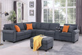 Ball & Cast 127" L-Shaped Sectional Couch by BallCast