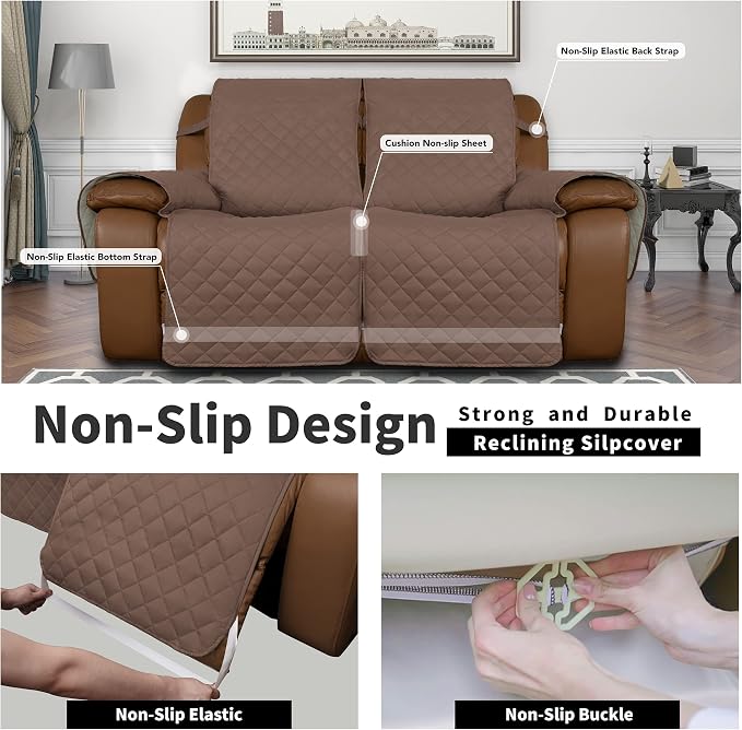 Easy-Going Recliner Sofa Cover, Reversible Couch Cover - Image 4