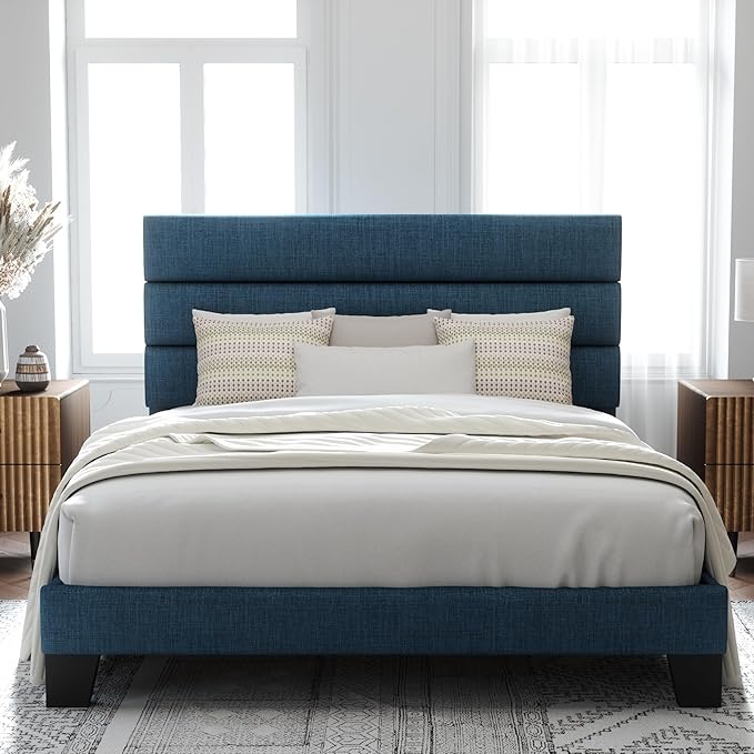 Allewie Queen Size Platform Bed Frame by Allewie