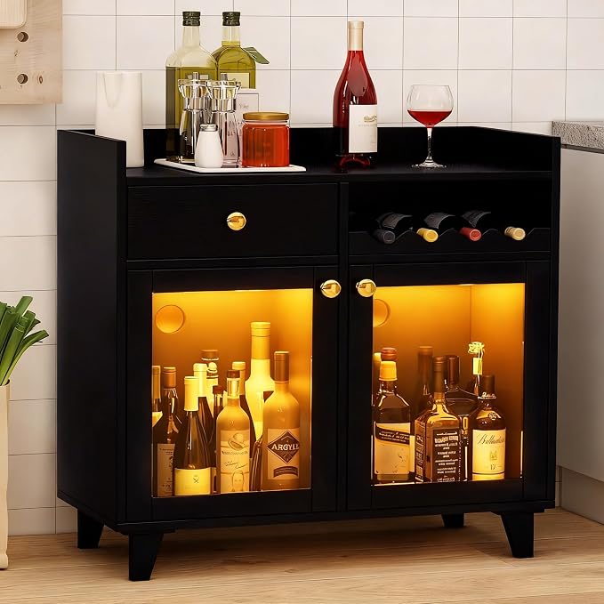 COCO DESIGN Small Wine Cabinet - Image 9