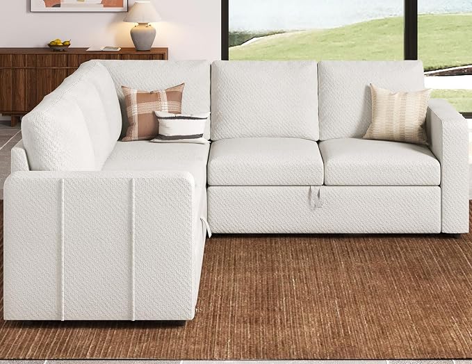 Belffin Modular Sectional Sleeper Sofa - Image 4