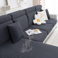 Smiry Waterproof Couch Cushion Covers, Stretch Jacquard Thick Sofa Cushion by Smiry