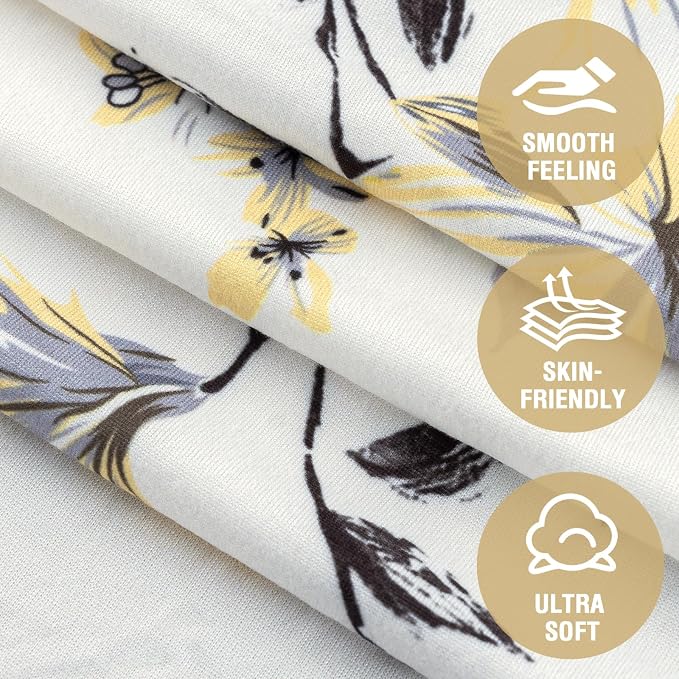 H.VERSAILTEX Floral Pattern Chair Slip Covers Printed Couch Cover Super Soft - Image 5
