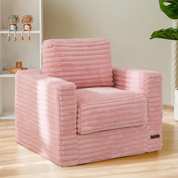 MAXYOYO Kids Bean Bag Chair, Comfy Faux Fur Bean Bag Sofa by MAXYOYO