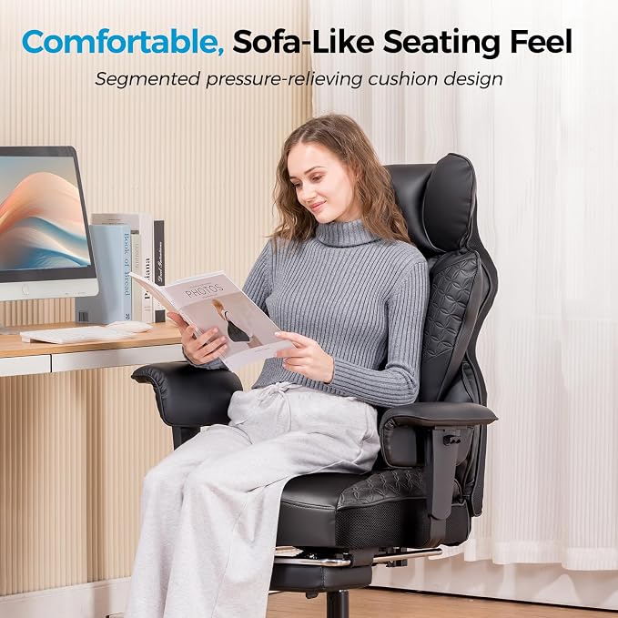 COMHOMA Big and Tall Office Chair Heavy Duty Wide Ergonomic Gaming Chair - Image 8