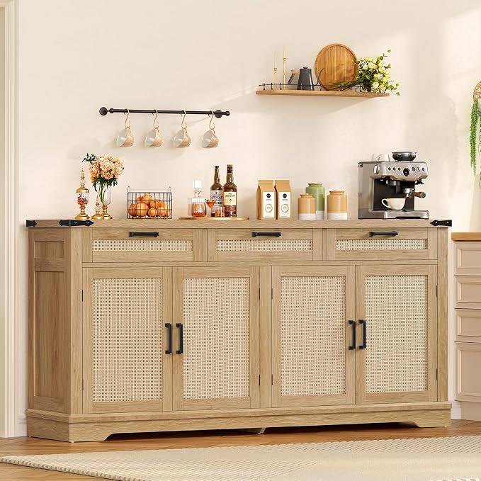 usikey 61” Large Buffet Cabinet by USIKEY