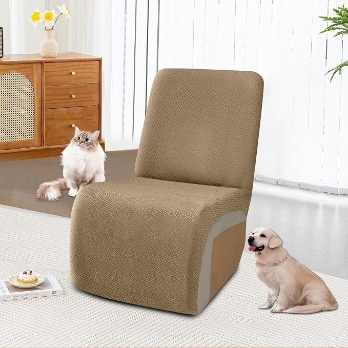 ALIECOM 100% Waterproof Recliner Sectional Couch Covers L Shape Stretch Corner - Image 2