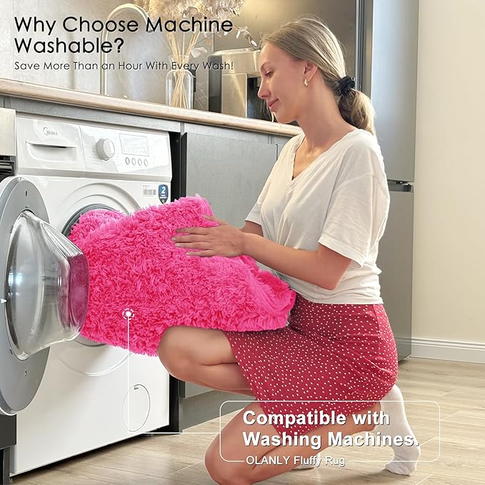 OLANLY 9x12 Machine Washable Large Area Rugs - Image 2