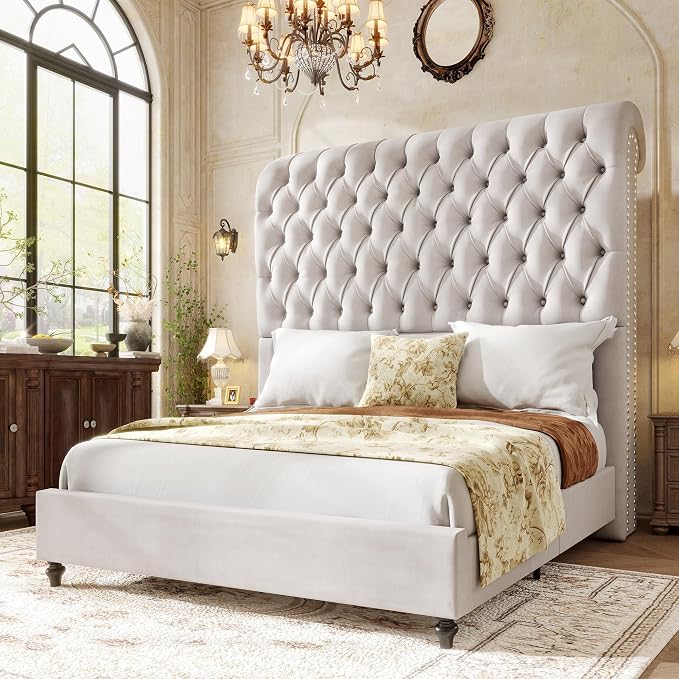 Jocisland King Size Bed Frame by Jocisland