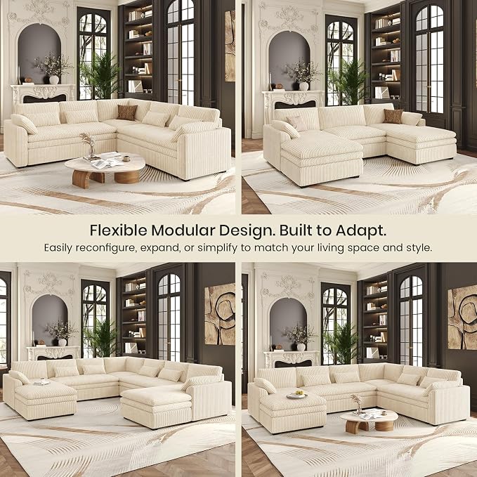 Belffin Large Modular Sectional Sofa - Image 9