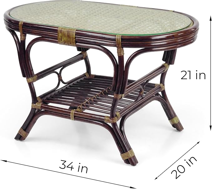 Malibu Lounge Set of 4: 2 Natural Rattan Wicker Chairs, Three-Seater Sofa and - Image 5