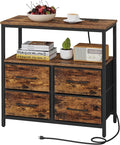 TUTOTAK Large Night Stand with Charging Station, Nightstand with USB and Type-C by ChoosetutotakFurnitureBuildYourCozyHome